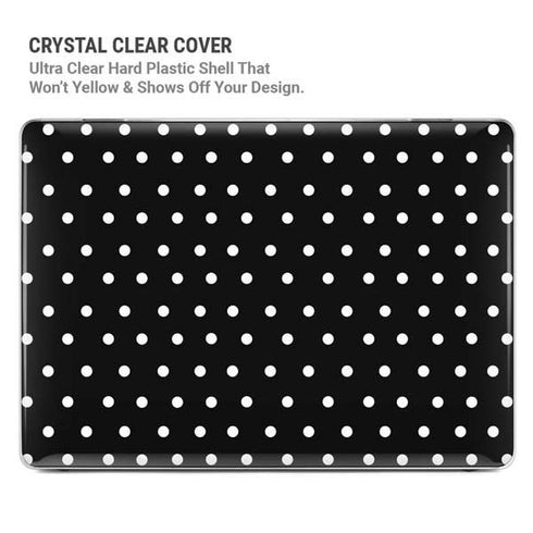 Black and White Polka Dots MacBook Air 15in (2023-2025) Case plus Skin